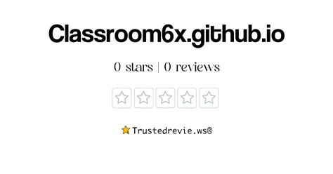 classroom 6x github.io|GitHub .